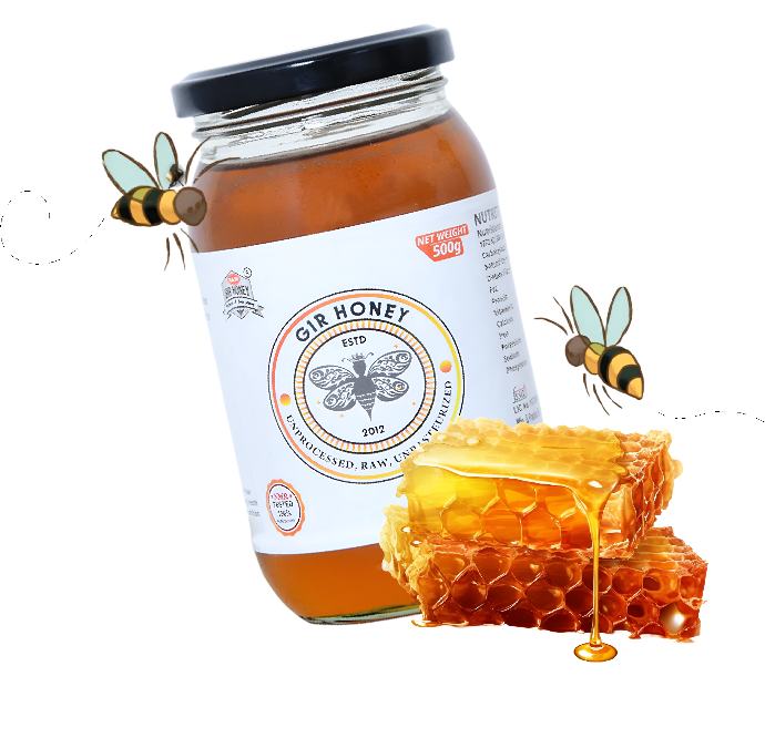 Pure honey: A natural sweetener with a delicious taste. Raw Organic 100% Pure Honey its Unpasteurized Honey